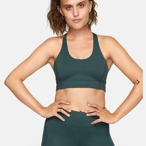 Outdoor Voices Doing Things Bra Evergreen